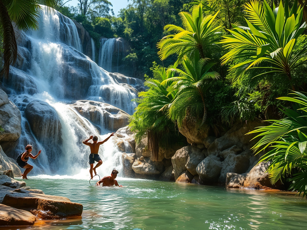 Conquer the Cascades: Embrace Adventure and Nature’s Grip at Bua Tong Sticky Waterfalls in Chiang Mai, Thailand